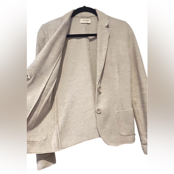 Falconeri Women’s COTTON Blazer Jacket Beige Neutral 2 Button Unlined  Cuffs - Picture 4 of 11